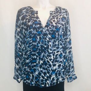 Joie Leopard Print Blouse